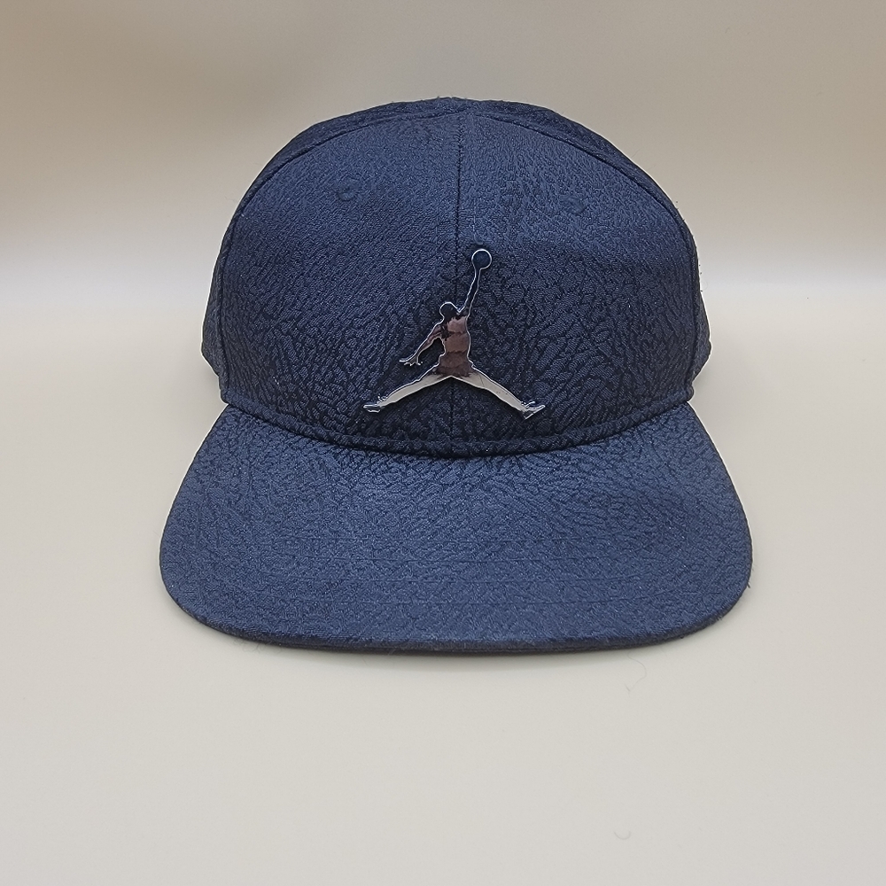 Nike Air Jordan Jumpman Elephant Print Toddler's Snapback Hat Cap Triple Black